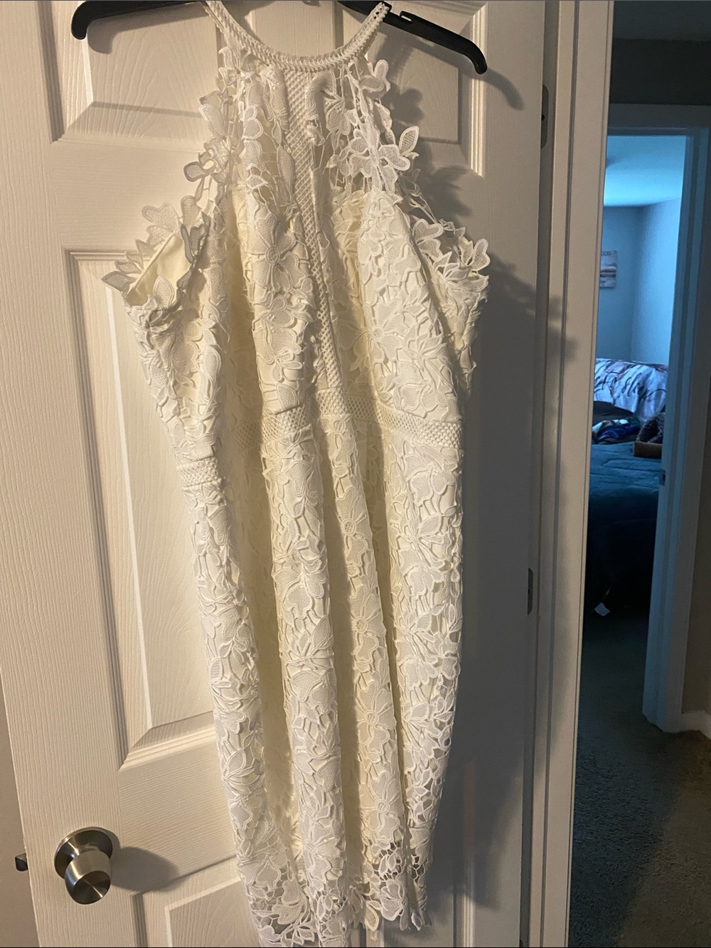 Beautiful white dress.